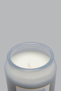 Redtag-Grey-Honeysuckle-Glass-Jar-Candle-with-Wooden-lid-Candles-Home-Decor-