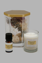 Load image into Gallery viewer, Redtag-Urban-Naturals-Dried-Flower-with-Candle/Essential-oil-Gift-set-Diffuser-Home-Decor-
