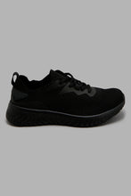 Load image into Gallery viewer, Redtag-Knit-Black-Trainer-BSR-Trainers,-Character,-Colour:Black,-Filter:Boys-Footwear-(5-to-14-Yrs),-New-In,-New-In-BSR-FOO,-Non-Sale,-W21B-Senior-Boys-5 to 14 Years
