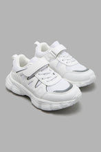 Load image into Gallery viewer, Redtag-White-Trekker-Sneaker-Boys-Trainers,-Character,-Colour:White,-Filter:Boys-Footwear-(3-to-5-Yrs),-New-In,-New-In-BOY-FOO,-Non-Sale,-W21B,-WB25-Boys-3 to 5 Years
