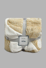 Load image into Gallery viewer, Redtag-Beige-Animal-Design-Faux-Fur-Cushion-Colour:Beige,-Filter:Home-Bedroom,-HMW-BED-Throws,-New-In,-New-In-HMW-BED,-Non-Sale,-Section:Homewares,-W21A-Home-Bedroom-
