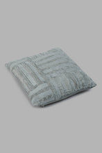 Load image into Gallery viewer, Redtag-Grey-Faux-Fur-Textured-Cushion-Colour:Grey,-Filter:Home-Bedroom,-HMW-BED-Cushions,-New-In,-New-In-HMW-BED,-Non-Sale,-Section:Homewares,-W21A-Home-Bedroom-
