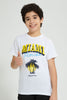 Redtag-Yellow-Check-With-T-Shirt-Casual-Shirts-Senior-Boys-9 to 14 Years