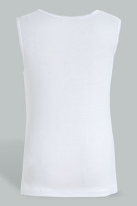 Redtag-White-Assorted-3-Pack-Solid-Vest-Vests-Girls-2 to 8 Years