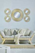 Load image into Gallery viewer, Gold Wall Mirror Set (5 Piece)
