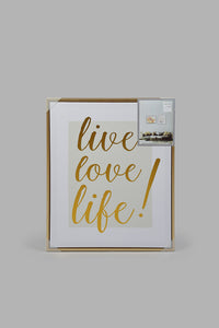 Redtag-Gold-Foil-Calligraphy-with-Floating-Wall-Frame-Wall-Arts-Home-Decor-