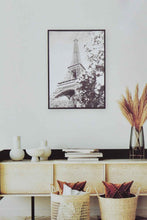 Load image into Gallery viewer, Redtag-Black-Eiffel-Tower-Scenery-with-Floating-Wall-Frame-Wall-Arts-Home-Decor-
