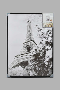 Redtag-Black-Eiffel-Tower-Scenery-with-Floating-Wall-Frame-Wall-Arts-Home-Decor-