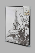 Load image into Gallery viewer, Redtag-Black-Eiffel-Tower-Scenery-with-Floating-Wall-Frame-Wall-Arts-Home-Decor-
