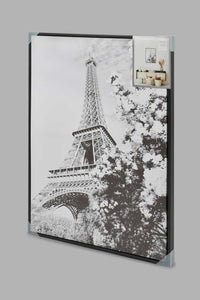 Redtag-Black-Eiffel-Tower-Scenery-with-Floating-Wall-Frame-Wall-Arts-Home-Decor-