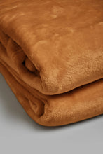 Load image into Gallery viewer, Redtag-Rust-Ultra-Soft-Blanket-(Single-Size)-Blankets-Home-Bedroom-
