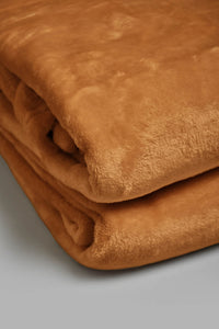 Redtag-Rust-Ultra-Soft-Blanket-(Single-Size)-Blankets-Home-Bedroom-