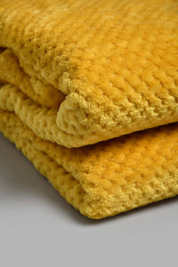 Redtag-Yellow-Ultra-Soft-Blanket-(Single-Size)-Blankets-Home-Bedroom-