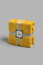 Load image into Gallery viewer, Redtag-Yellow-Ultra-Soft-Blanket-(Single-Size)-Blankets-Home-Bedroom-
