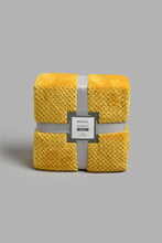 Load image into Gallery viewer, Redtag-Yellow-Ultra-Soft-Blanket-(Single-Size)-Blankets-Home-Bedroom-
