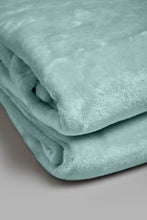 تنزيل الصورة على معرض الصور، Redtag-Teal-Ultra-Soft-Blanket-(Double-Size)-Blankets-Home-Bedroom-
