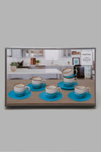 Load image into Gallery viewer, Redtag-Brown-Reactive-Glaze-Espresso-(8-Piece)-Colour:Blue,-Filter:Home-Dining,-HMW-DIN-Crockery-Sets,-New-In,-New-In-HMW-DIN,-Non-Sale,-Section:Homewares,-W21B-Home-Dining-
