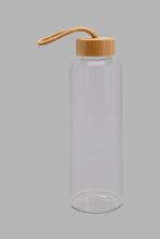 Load image into Gallery viewer, Redtag-Green-Borosilicate-Glass-Bottle-Colour:Clear,-Filter:Home-Dining,-HMW-DIN-Bottles,-New-In,-New-In-HMW-DIN,-Non-Sale,-Section:Homewares,-W21A-Home-Dining-
