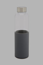 Load image into Gallery viewer, Redtag-Grey-Borosilicate-Glass-Bottle-Colour:Clear,-Filter:Home-Dining,-HMW-DIN-Bottles,-New-In,-New-In-HMW-DIN,-Non-Sale,-Section:Homewares,-W21A-Home-Dining-
