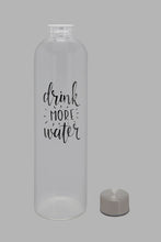 Load image into Gallery viewer, Redtag-Silver-Borosilicate-Glass-Bottle-Colour:Clear,-Filter:Home-Dining,-HMW-DIN-Bottles,-New-In,-New-In-HMW-DIN,-Non-Sale,-Section:Homewares,-W21A-Home-Dining-
