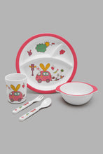 تنزيل الصورة على معرض الصور، Redtag-Pink-Kids-Breakfast-Set-(5-Piece)-Colour:Pink,-Filter:Home-Dining,-HMW-DIN-Crockery-Sets,-New-In,-New-In-HMW-DIN,-Non-Sale,-Section:Homewares,-W21B-Home-Dining-
