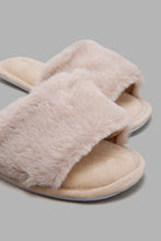 Load image into Gallery viewer, Redtag-Beige-Slipper-Sliders-Women&#39;s-
