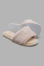 Load image into Gallery viewer, Redtag-Beige-Slipper-Sliders-Women&#39;s-
