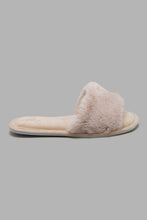 Load image into Gallery viewer, Redtag-Beige-Slipper-Sliders-Women&#39;s-
