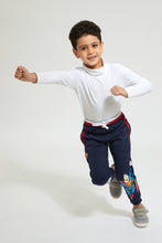 تنزيل الصورة على معرض الصور، Redtag-Blue-Superman-Jogger-Joggers-Boys-2 to 8 Years
