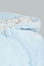 Load image into Gallery viewer, Blue Baby Shark Fluffy Padded Pram Suit
