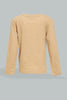 Redtag-Beige-Nature-Long-Sleeve-Tshirt-Long-Sleeves-Infant-Boys-3 to 24 Months