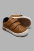 Redtag-Mustard-Dinosaur-Sneaker-Character,-Colour:Mustard,-Filter:Boys-Footwear-(1-to-3-Yrs),-INB-Casual-Shoes,-New-In,-New-In-INB-FOO,-Non-Sale,-W21B-Infant-Boys-1 to 3 Years