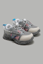 Load image into Gallery viewer, Redtag-Mid-Grey-Chunky-Sneaker-Sneakers-Girls-3 to 5 Years
