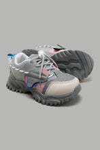 Load image into Gallery viewer, Redtag-Mid-Grey-Chunky-Sneaker-Sneakers-Girls-3 to 5 Years
