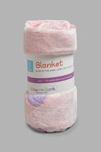 Redtag-Pink-Cupcake-Glow-In-The-Dark-Kids-Blanket-Blankets-Home-Bedroom-