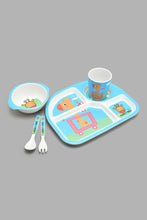 Load image into Gallery viewer, Redtag-Blue-Breakfast-Set-(5-Piece)-Breakfast-Sets-Home-Dining-
