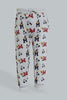 Redtag-Grey-Printed-Mickey-Mouse-Active-Pant-Joggers-Infant-Boys-3 to 24 Months