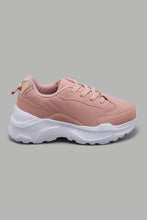 Load image into Gallery viewer, Redtag-Pale-Pink-Lace-Up-Sneaker-Character,-Colour:Pale-Pink,-Filter:Girls-Footwear-(5-to-14-Yrs),-GSR-Trainers,-New-In,-New-In-GSR-FOO,-Non-Sale,-W21B-Senior-Girls-
