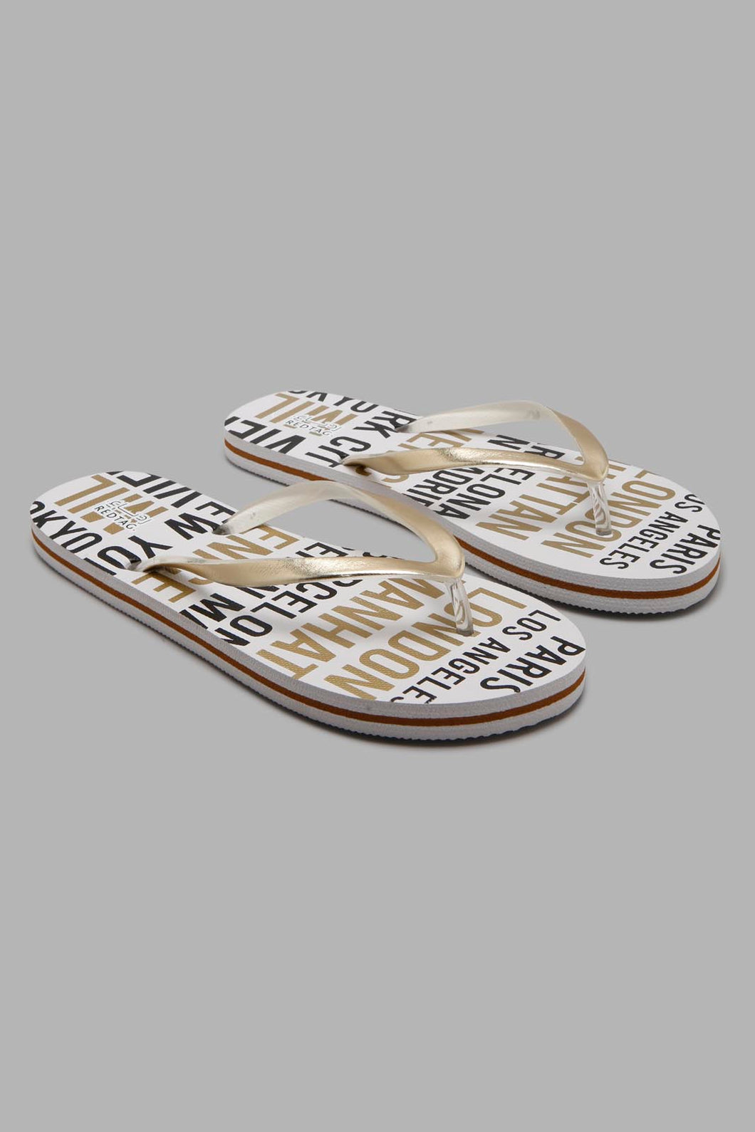 Redtag-White-Slogan-Flip-Flop-Flip-Flops-Women's-