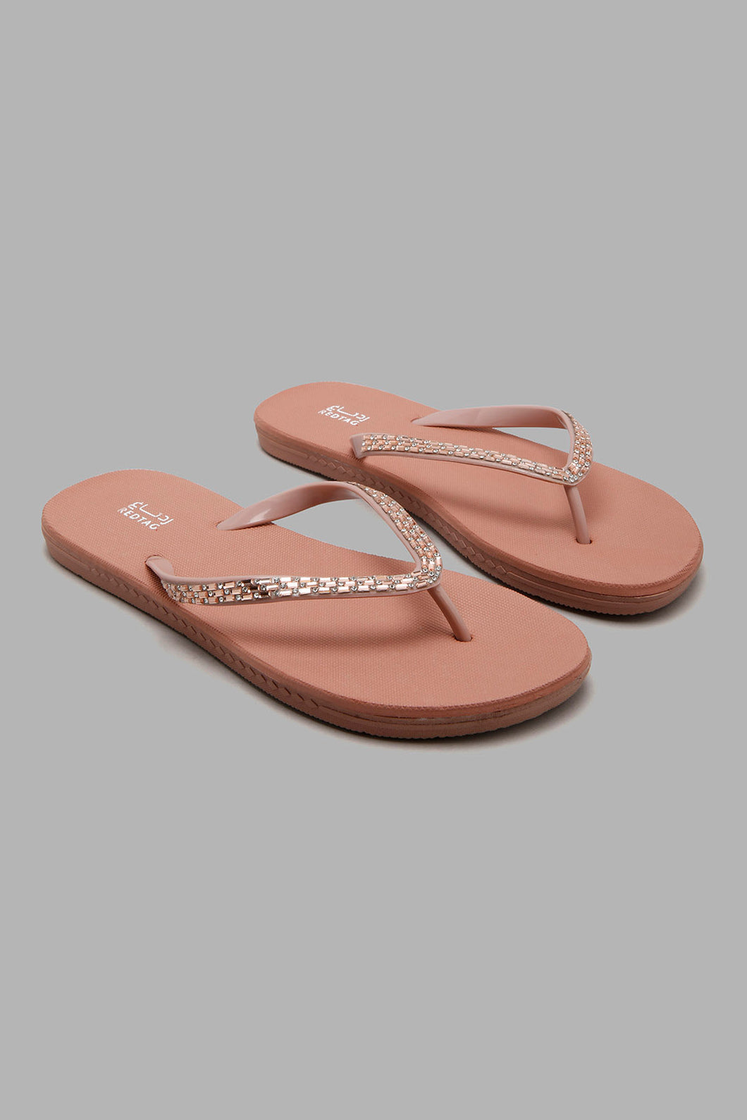 Redtag-Pink-Embellished-Flip-Flop-Flip-Flops-Women's-