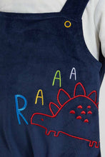 Load image into Gallery viewer, Redtag-Navy-Dino-Duangree-Romper-With-Hat-Rompers-Baby-0 to 12 Months
