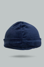 Load image into Gallery viewer, Redtag-Navy-Dino-Duangree-Romper-With-Hat-Rompers-Baby-0 to 12 Months
