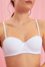 Load image into Gallery viewer, Redtag-White/Beige-Plain-Padded-Balconette-Bra-(2-Pack)-Colour:Assorted,-Filter:Women's-Clothing,-New-In,-New-In-Women,-Non-Sale,-Section:Women,-W21B,-Women-Bras-Women's-
