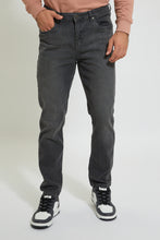 Load image into Gallery viewer, Charcoal 5-Pockets Slim Fit Jean
