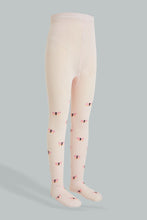 Load image into Gallery viewer, Peach Butterfly Tights
