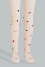 Load image into Gallery viewer, Peach Butterfly Tights
