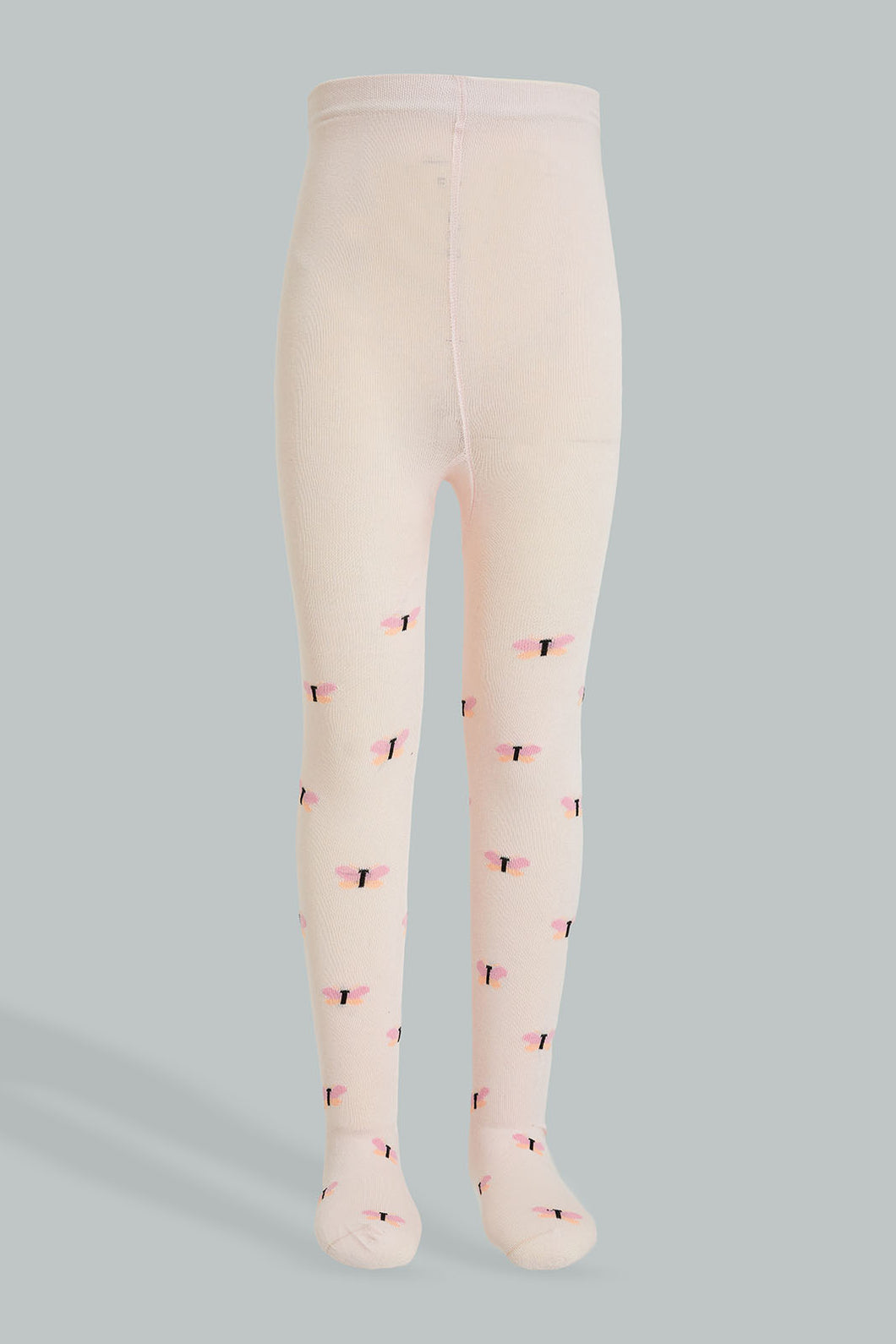 Peach Butterfly Tights