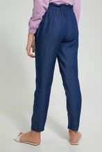 Load image into Gallery viewer, Redtag-Dk-Wash-Paperbagwaist-Jogger-Jeggings-Senior-Girls-9 to 14 Years
