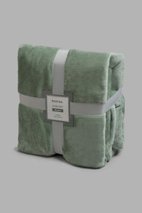 Redtag-Green-Ultra-Soft-Blanket-
(Double-Size)-Blankets-Home-Bedroom-