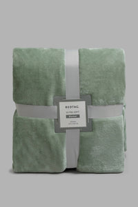 Redtag-Green-Ultra-Soft-Blanket-
(Double-Size)-Blankets-Home-Bedroom-